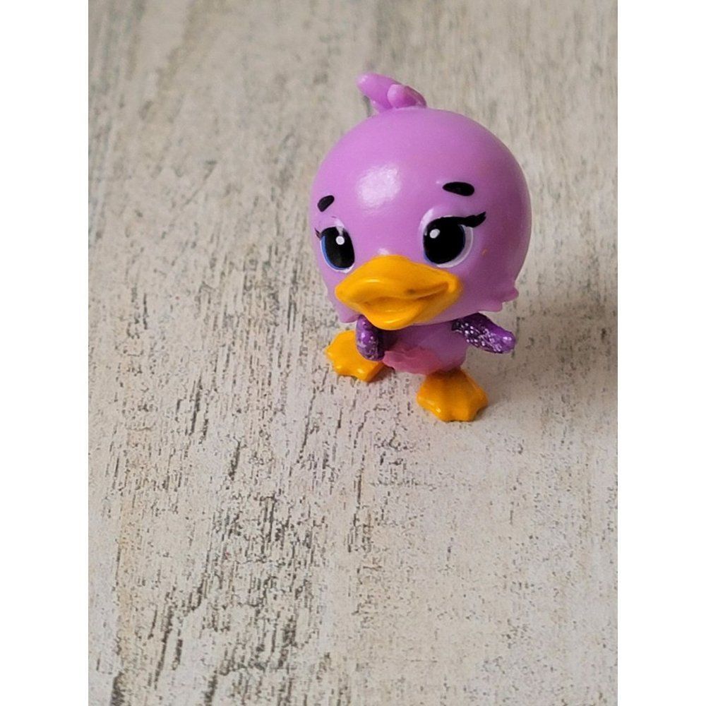SML mini purple‎ duck Wing Hatchimals toy figure animal glitter